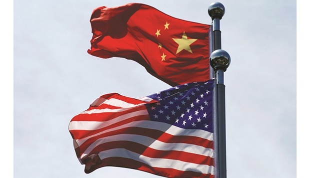 USA and China flag, US China Flag