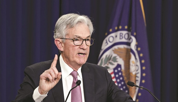 Jerome Powell, chairman of the US Federal Reserve.