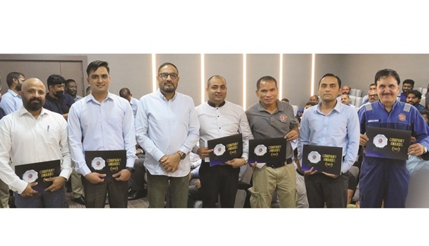 The most popular employees in six different award categories, based on voting by all company employees, were honoured. Managing director Cdr (retired) Purnendu Tiwary gave away certificates and cash prizes to all awardees.