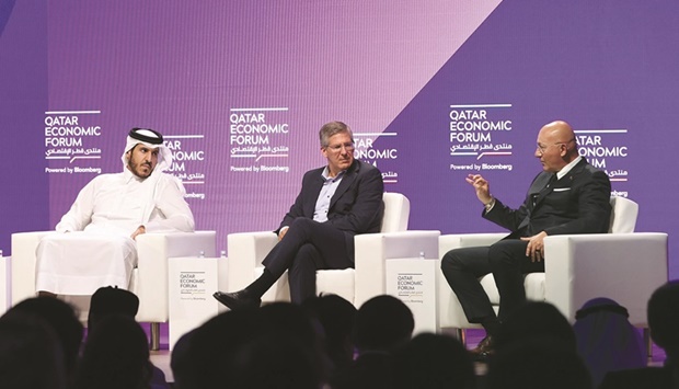 Addressing the second Qatar Economic Forum, powered by Bloomberg, he said the ongoing conflicts changed Qatar's perspective of the world and the destination of its foreign investments.