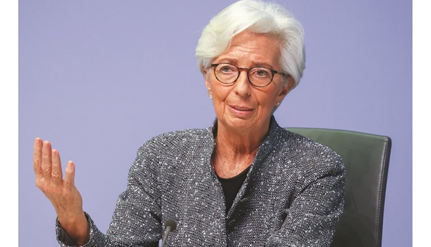 NEED OF THE HOUR: ECB President Christine Lagarde needs to demonstrate her resolve to stamp out inflation.