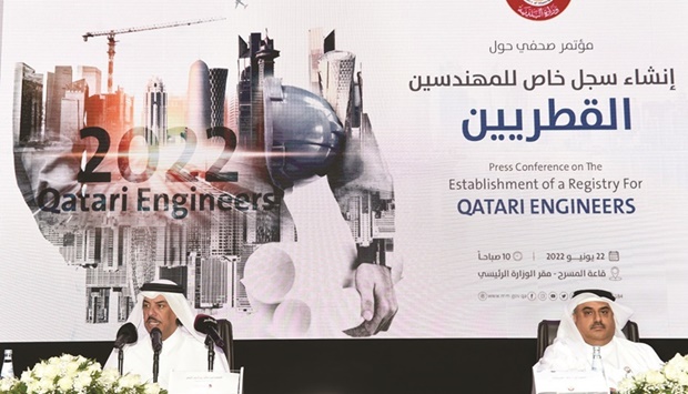 The new registry was launched according to HE the Minister of Municipality's decision no 139 for 2022 to enable Qatari engineers to join the engineers society.