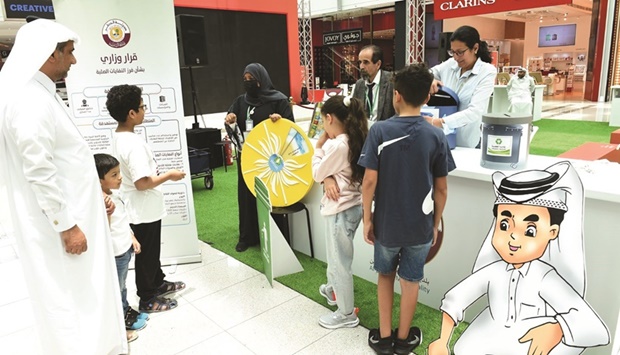 The activities included raising the awareness of children on the importance of cleanliness and hygiene and segregating the waste materials by type.