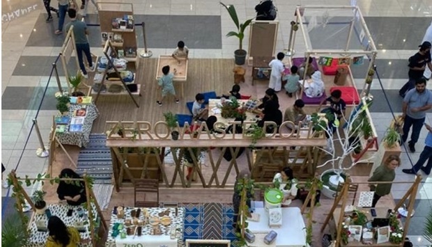 In collaboration with Torba Farmers Market, One Tide hosted a zero waste festival at Doha Festival City