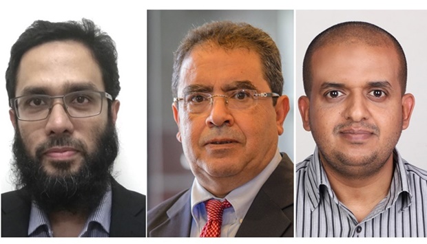 (L-R) Dr. Tanvir Alam, Dr. Mounir Hamdi, Hamada R. H. Al-Absi