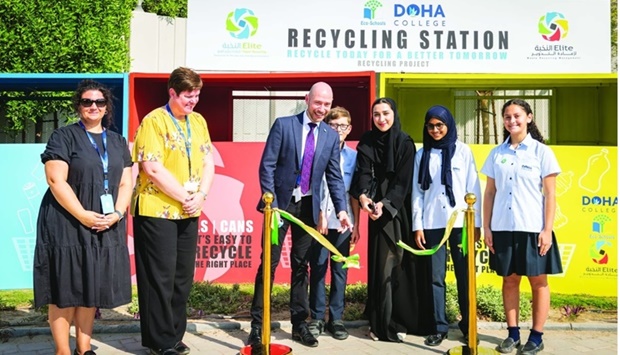 Starting this month, Doha College students and staff are able to recycle paper, card, wood, metal, glass, plastics and batteries, thanks to their new partnership with Elite Paper Recycling.