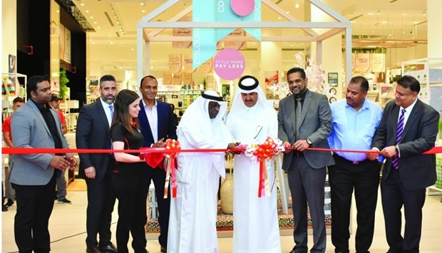 A snapshot from the official opening of the Home Box store at Mall of Qatar. PICTURE: Thajudheen