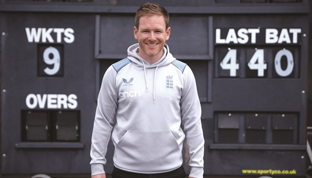 Englandu2019s Eoin Morgan poses for a picture during the press conference to announce his retirement from international cricket at Lordu2019s, London, yesterday. (Reuters)
