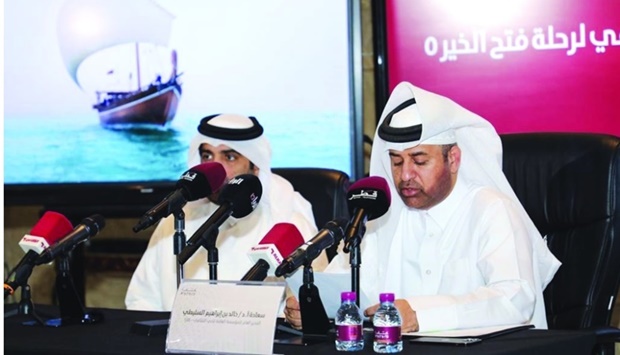 Director-General of the Cultural Village Foundation (Katara) Prof Khalid bin Ibrahim al-Sulaiti said during a joint press conference with the captain of the fifth Fath Al Khair Cruise Mohamed al-Sada that the cruise comes within the framework of Katara's continuous efforts in cultural exchange between Qatar and the Arab Gulf region on one hand, and the Mediterranean countries on the other.