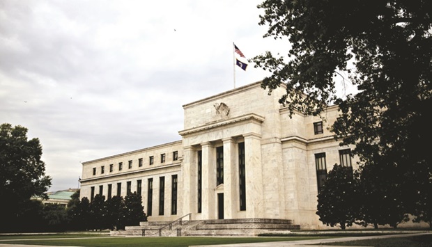 The Federal Reserve building in Washington, DC. Fed Vice Chair Lael Brainard said expectations for half-percentage-point increases in interest rates this month and next were reasonable, and saw no case for pausing the central banku2019s tightening campaign afterward.