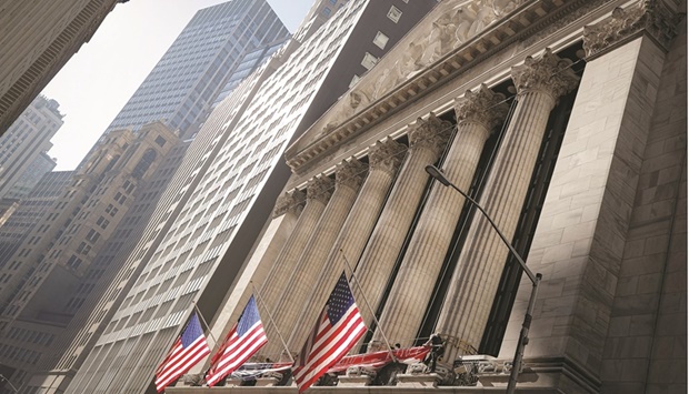 The front facade of the New York Stock Exchange. A rally that lifted US stocks from the brink of a bear market faces an important test this week, when consumer price data offers insight on how much more the Federal Reserve will need to do in its battle against the worst inflation in decades.
