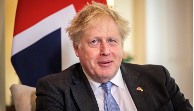 (File photo) Britainu2019s prime minister Boris Johnson