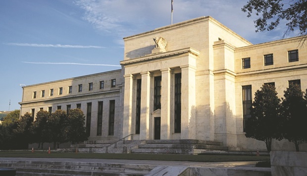 The Federal Reserve building in Washington, DC. With half-point interest-rate increases all but certain in June and July, Fed officials are shifting the focus away from a destination on hikes to something thatu2019s trickier to determine and explain: The broader impact of their policies on the economy.