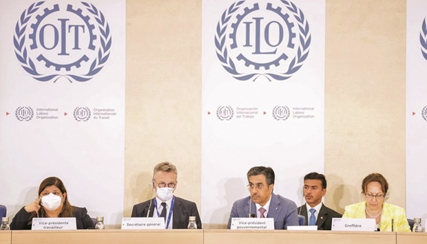 The session discussed the reports of the director-general of the ILO, the chairman of the organisation's Board of Directors, and the financial and administrative report of the organisation in the presence of representatives of 187 member states of the ILO.