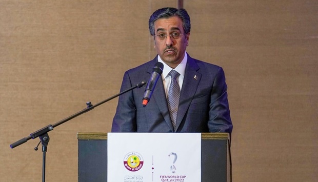 HE the Labor of Labor Dr. Ali bin Samikh Al Marri  noted that the state of Qatar, as the coordinator of Arab countries to the International Labor Organization, will work to strengthen joint coordination and unify positions.