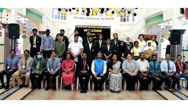 The senior leadership team and the teachers welcomed the grade XI students and set the expectations about how the journey would be for the next two years.