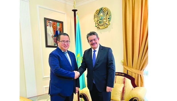 Gas Exporting Countries Forum (GECF) secretary-general Mohamed Hamel visited the Embassy of the Republic of Kazakhstan in Doha to meet with ambassador Issagaliyev Arman and reinforce the long-standing relationship between the two sides.