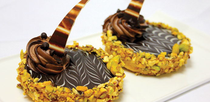 Dark Chocolate Tart.