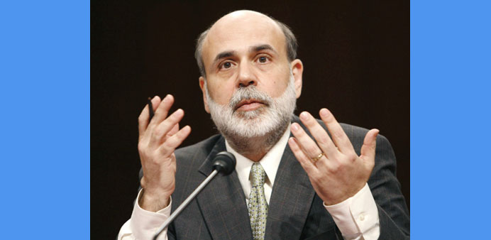 Bernanke: Move to raise US interest rates should be viewed as a positive sign.