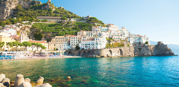 SERENE: Italyu2019s Amalfi Coast, one of the prized sights of the Costa Crociere lineu2019s new Slow Cruises.