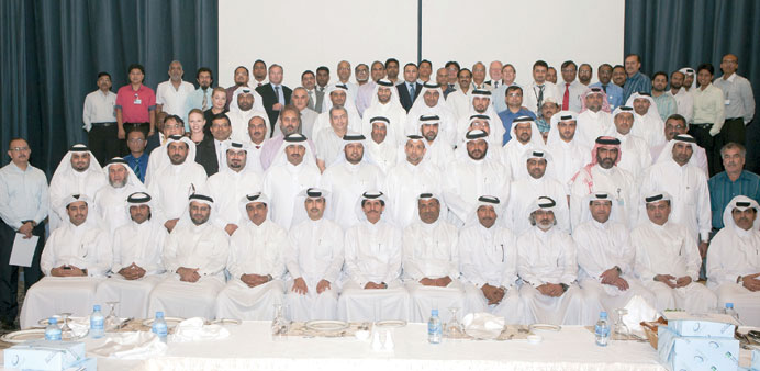 QP officials along with the staff.