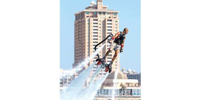  Action from the Flyboard World Cup.