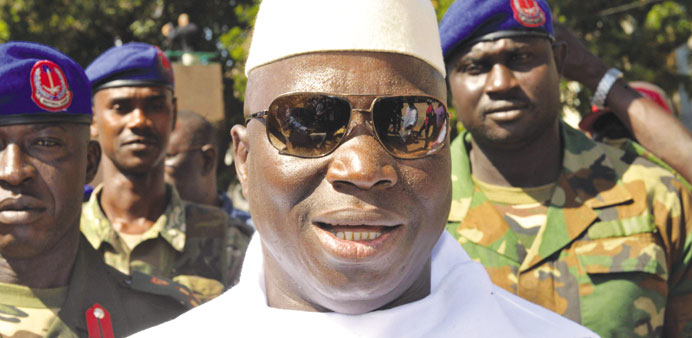 Gambia's leader Yahya Jammeh