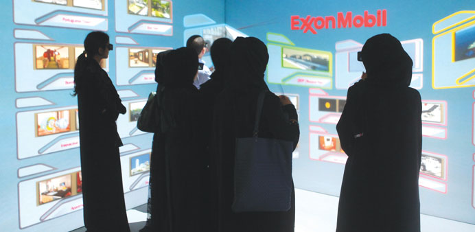 Interns at a presentation during the programme.