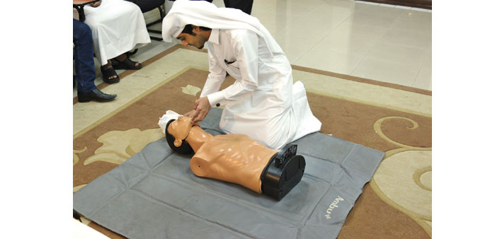A participant of the medical course.