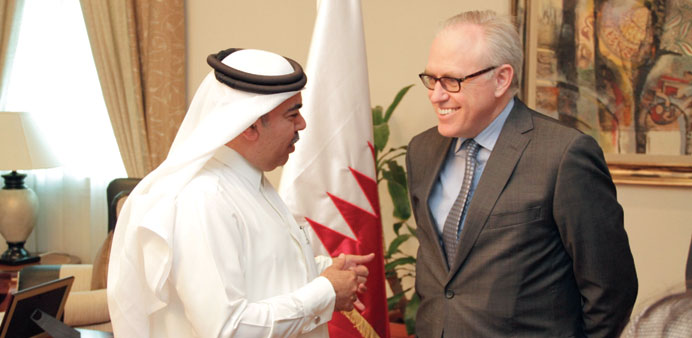 Abdullah Nassir al-Homidi with Kenneth Campbell.