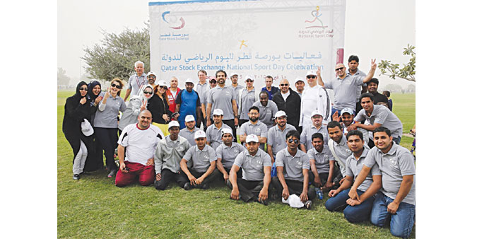  Participants at the QSE National Sport Day celebration.
