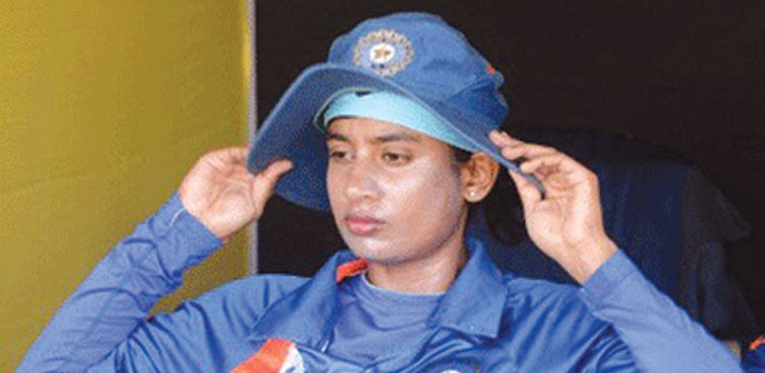 Indiau2019s Mithali Raj scored an unbeaten 103.