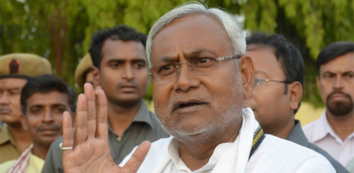 Nitish Kumar, who was re-elected as the chief minister