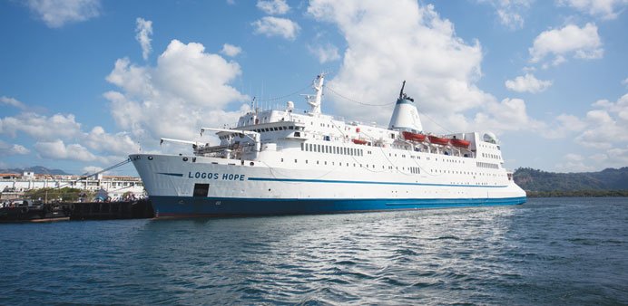 Logos Hope, currently in Colombo, will dock at Doha Port from October 10 to 21.