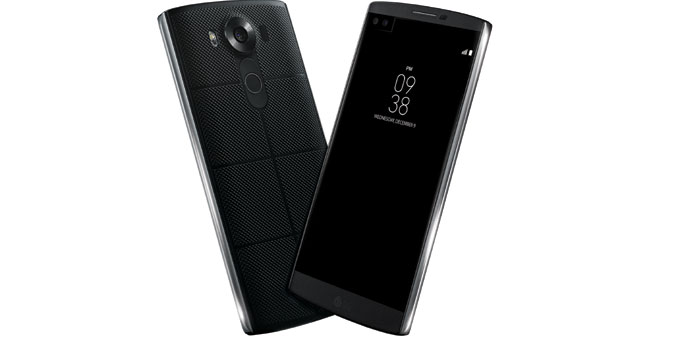 The new LG V10 smartphone