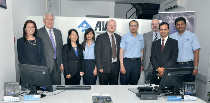 The AVR team at the launch.