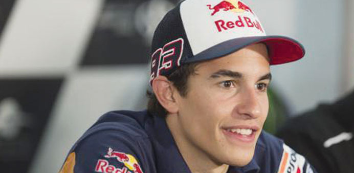 Honda rider Marc Marquez.