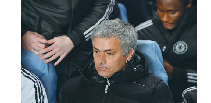 Chelseau2019s Portuguese manager Jose Mourinho. (AFP)