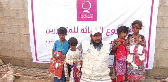 Childrenu2019s clothes were given away as part of the campaign.