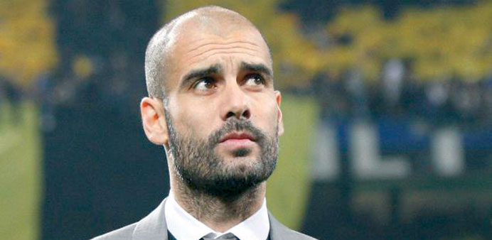 Bayern Munichu2019s new coach Pep Guardiola.