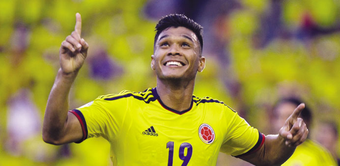 Colombia striker Carlos Bacca.