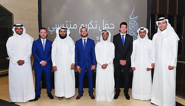 Teach For Qatar team and graduates attending the graduation ceremony of first group of fellows.
