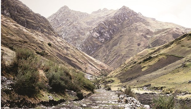 A glimpse into the Qhapaq Nan landscape.