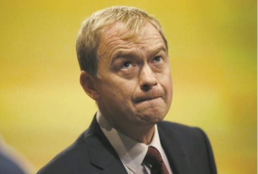 Tim Farron: hoping to create a new alliance