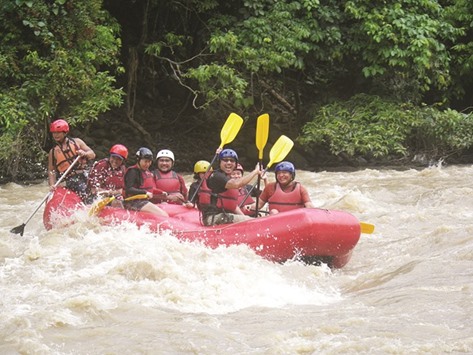 Whitewater rafting in Davao, Philippines via Cebu Pacificu2019s Middle East seat sale.