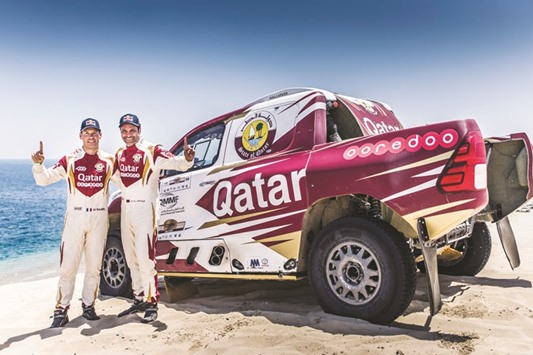 Qatari racer Nasser Saleh al-Attiyah and his French navigator Matthieu Baumel have a massive 58-point lead in the FIA World Cup.