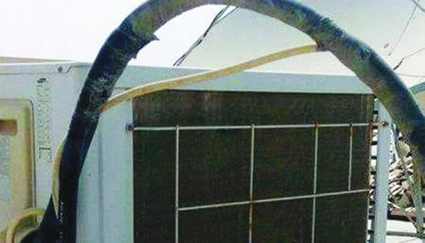 Outdoor units are prone to damage due to high temperatures during the summer months.