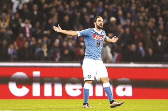 Gonzalo Higuain joined Napoli for 40mn euros from Real Madrid in 2013.