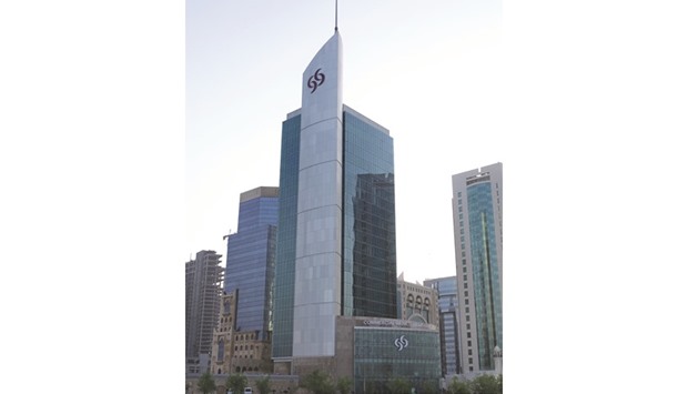 The Commercial Bank headquarters at West Bay, Doha. Commercial Bank delivered a balance sheet growth of 7% at the end of June with total assets at QR127.3bn, compared with QR119.1bn in the same period of 2015.