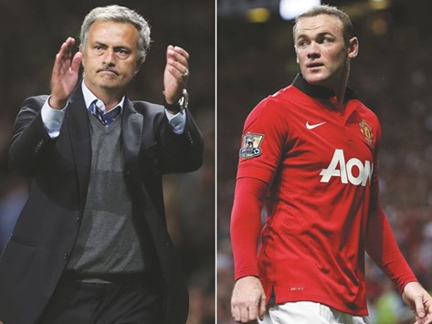 Manchester United striker Wayne Rooney (right) is confident the clubu2019s new coach Jose Mourinho can make them serious challengers for major honours again.